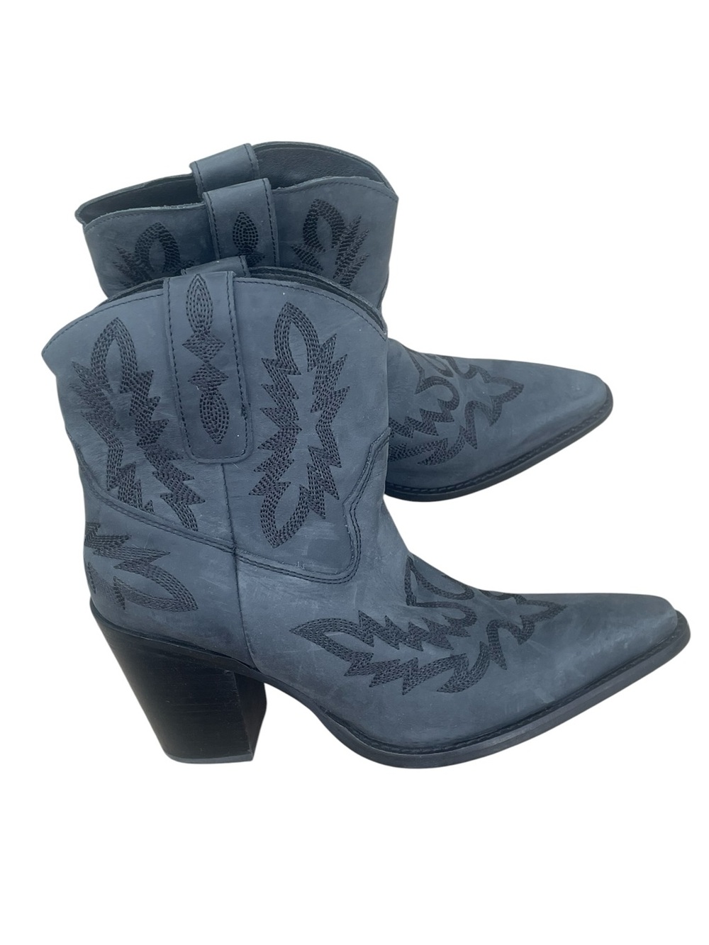 Women's Dingo Rocky Top Leather Bootie Black -‎ DI2272-BK, Size 9, NWOT